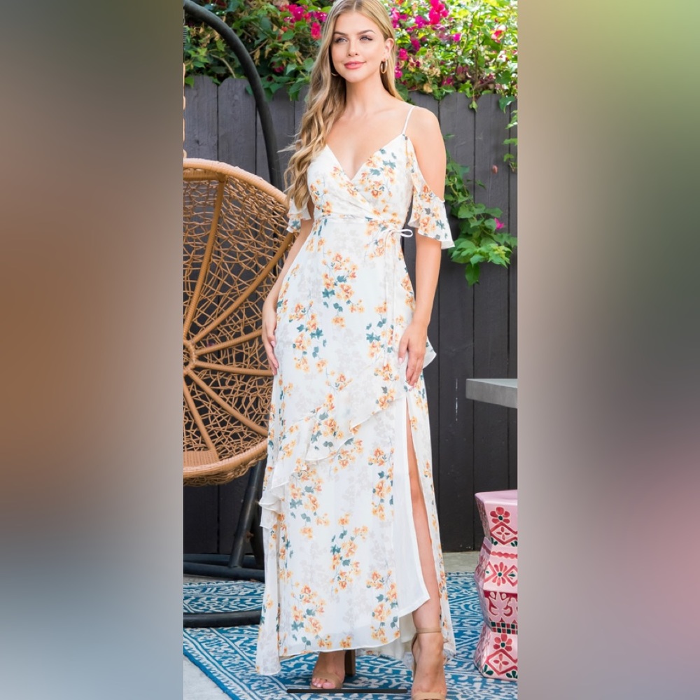 FLORAL DRESS - Picture 3 of 4